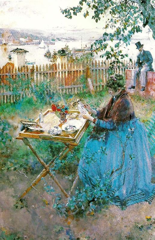 Carl Larsson keramik- porslinsmalerska